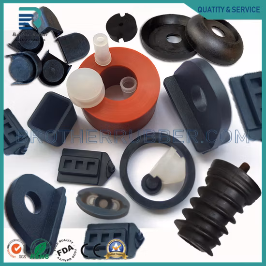 OEM 주문 실리콘 EPDM NBR HNBR FKM 고무에 의하여 주조되는 자동 고무 부속